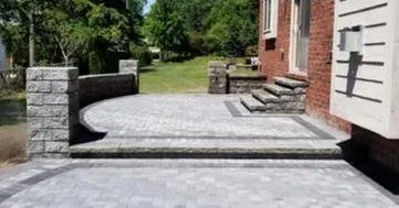 Expert landscape installation for residential properties in Roseville, MI by C&J Bush Building and Landscaping