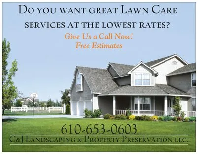 C&J Landscaping & Property Preservation Logo