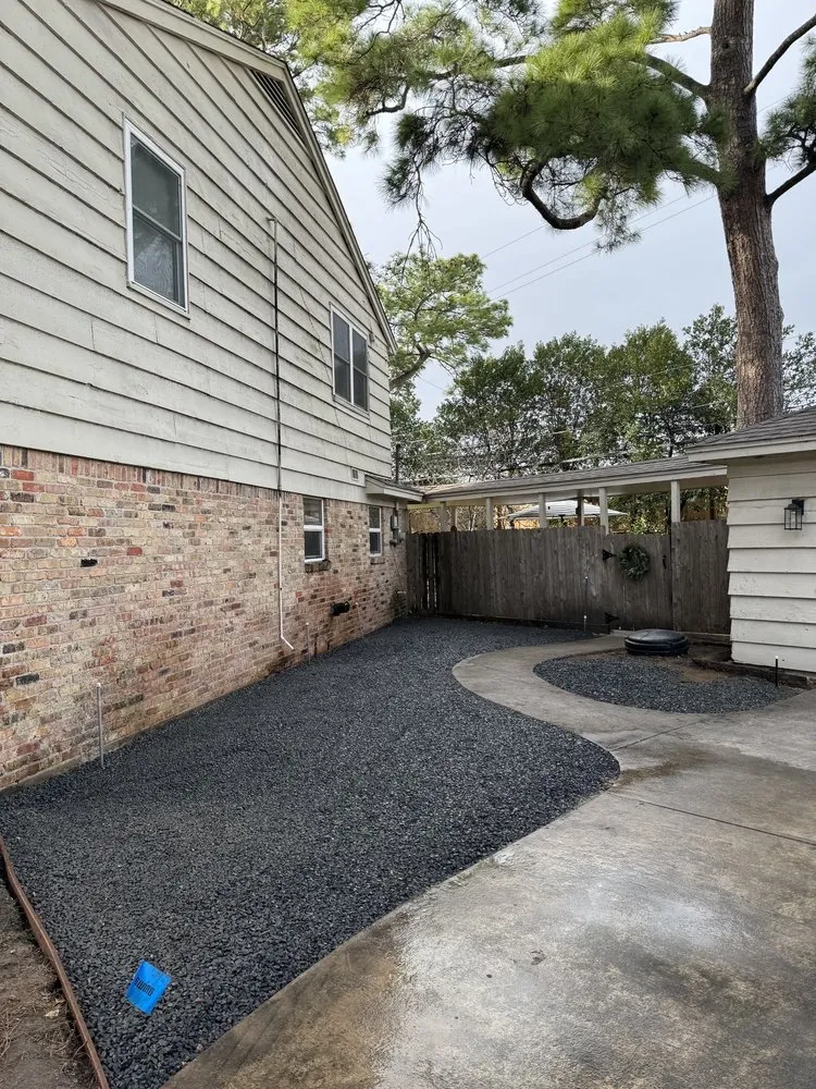 Professional landscape design in Houston, TX by C&J Lawn Care