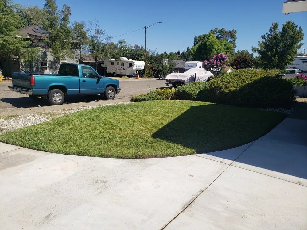Expert garden landscaping for residential properties in Redding, CA by CJ Lawn Care