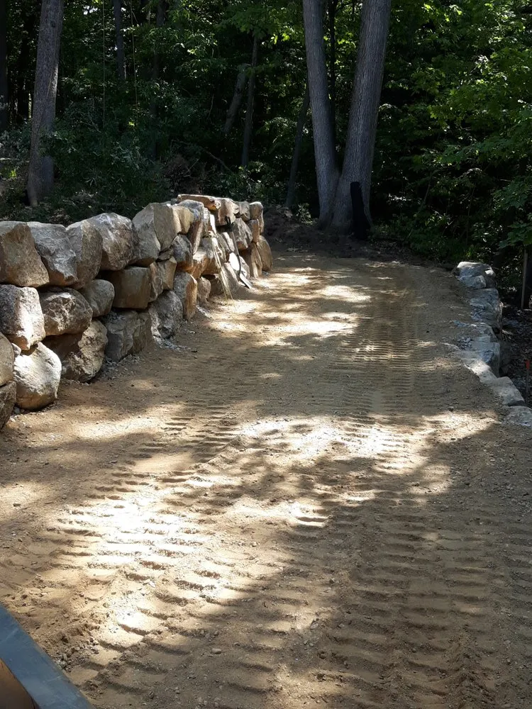 Top-rated landscape installation in Antrim, NH by CJB Excavation and Hardscape