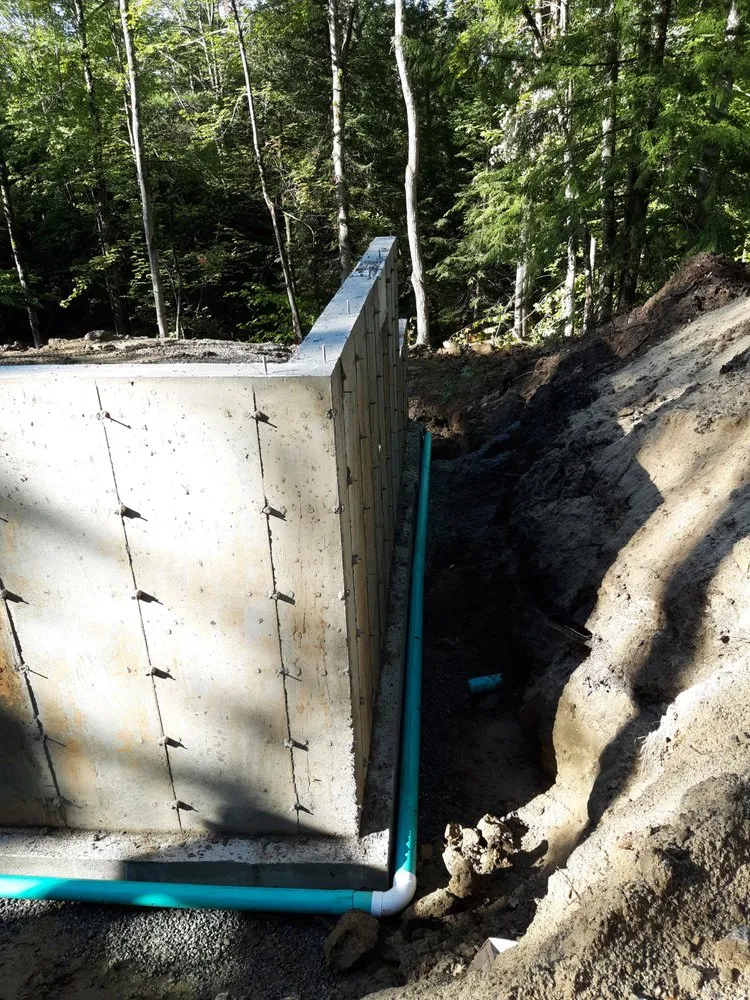 Expert garden landscaping with custom design in Antrim, NH by CJB Excavation and Hardscape