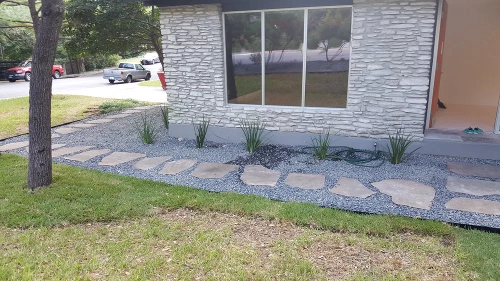 Custom landscaping services for residential properties in Pflugerville, TX by CJ's Landscape Design