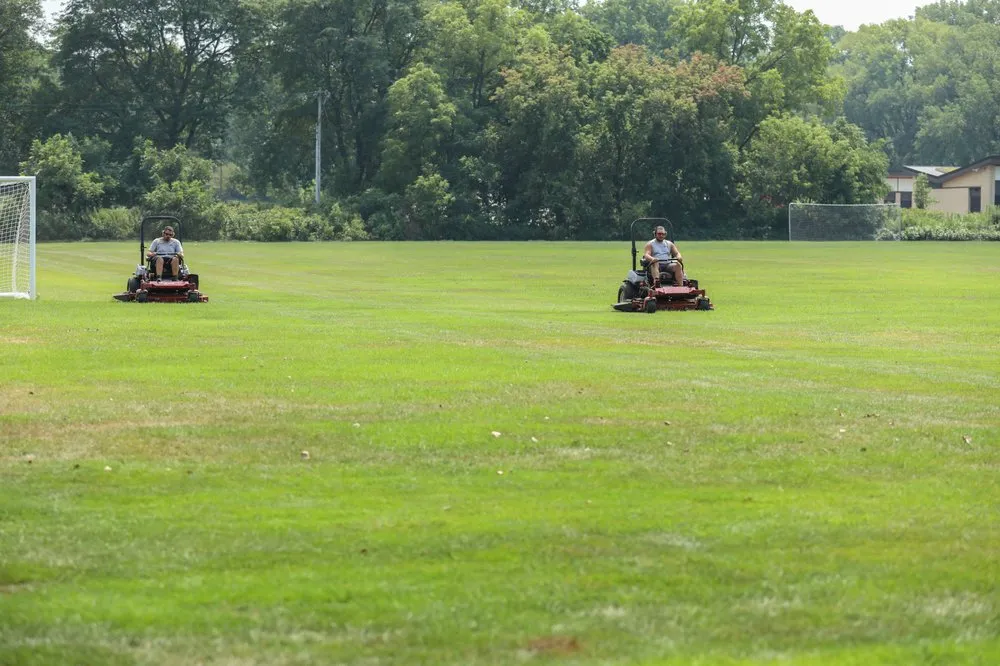 Expert garden landscaping in Waunakee, WI by CJ's Lawn and Snow Services