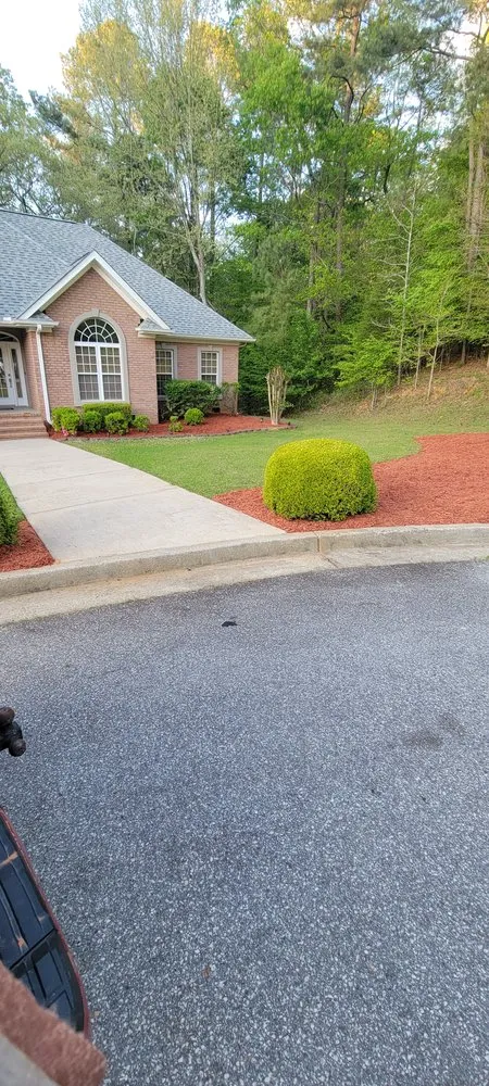 Local landscape installation in Graniteville, SC by CJ's Lawn Care