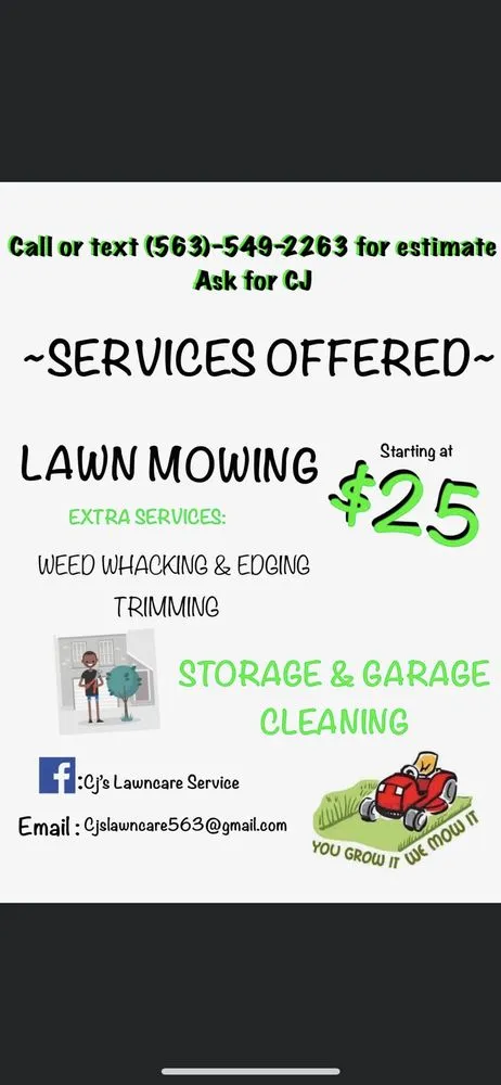 Affordable yard cleanup service for year-round maintenance across Davenport, IA - Cj’s Lawncare Services