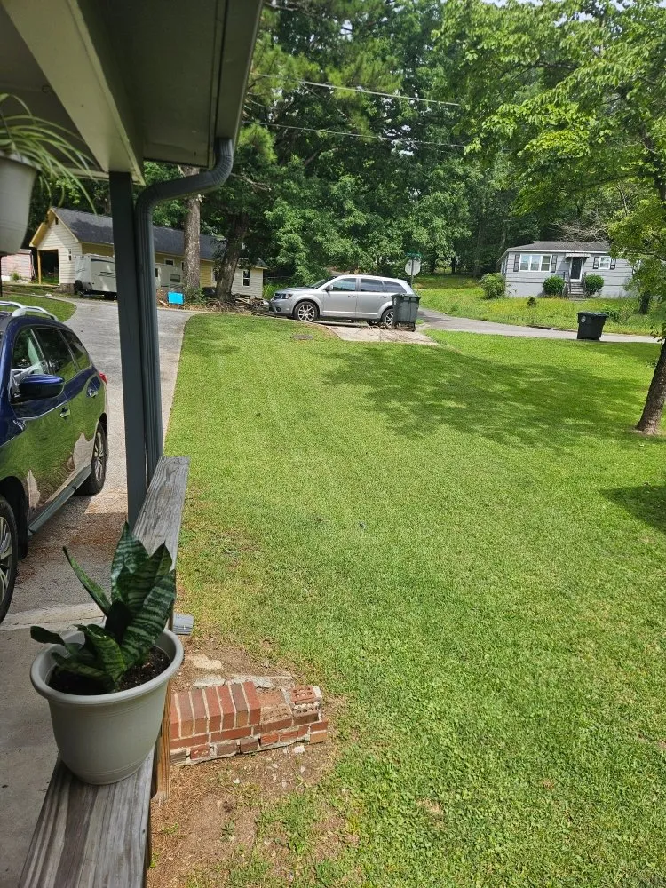 Reliable lawn care service for homes in Center Point, AL by CJs Touch Landscaping