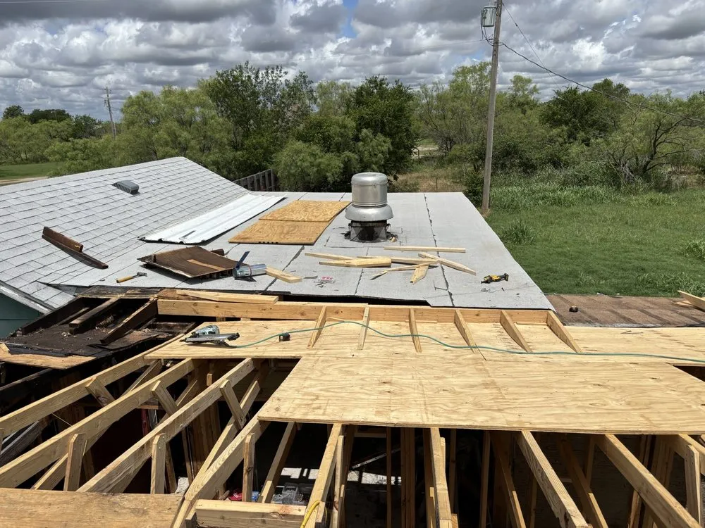 Custom garden landscaping in Denton, TX by CK Masons Painting