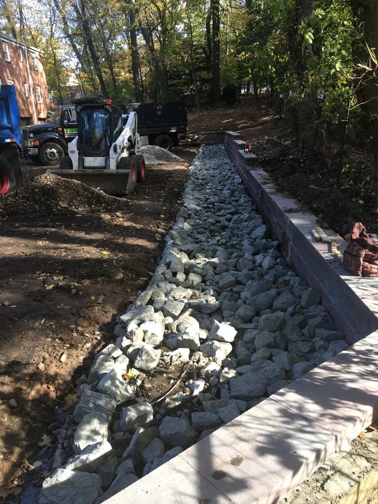 Affordable outdoor landscaping with custom design across Bergenfield, NJ - CK Paving