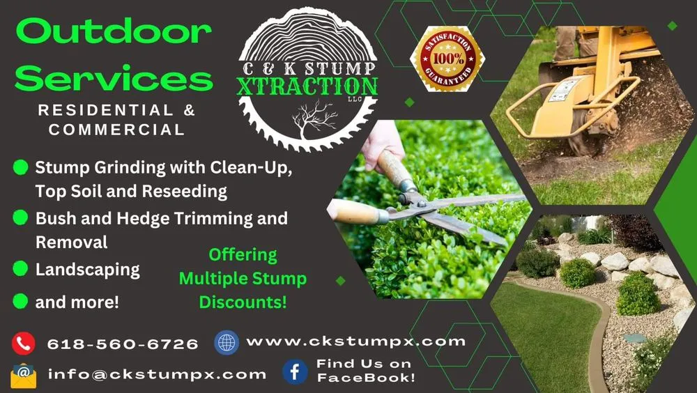 Local yard maintenance for outdoor upgrades across Pocahontas, IL - C&K Stump Xtraction
