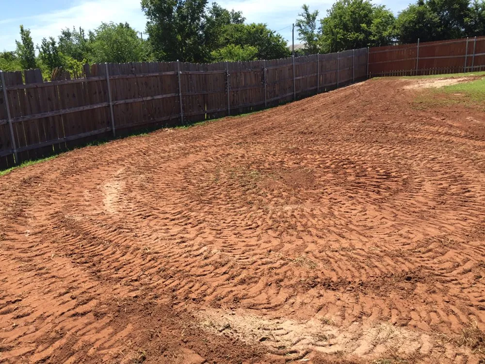 Custom garden landscaping in Guthrie, OK - C&K Tractor Work