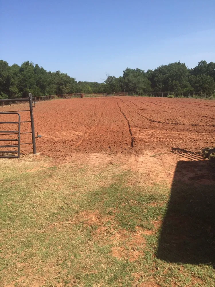 Custom outdoor landscaping in Guthrie, OK by C&K Tractor Work