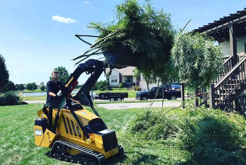 Trusted yard cleanup service in Wichita, KS by CK Tree & Landscape