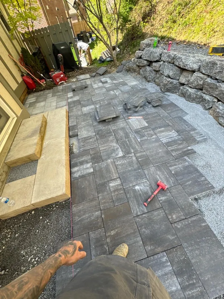 Custom landscape installation for residential properties in Wyckoff, NJ by CKF Landscape Designs