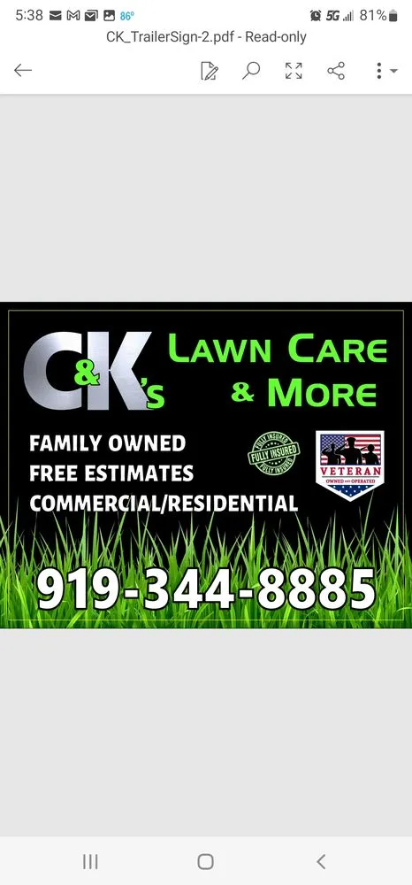 Top-rated landscaping services for residential properties across Goldsboro, NC - C&Ks Lawn Care & More
