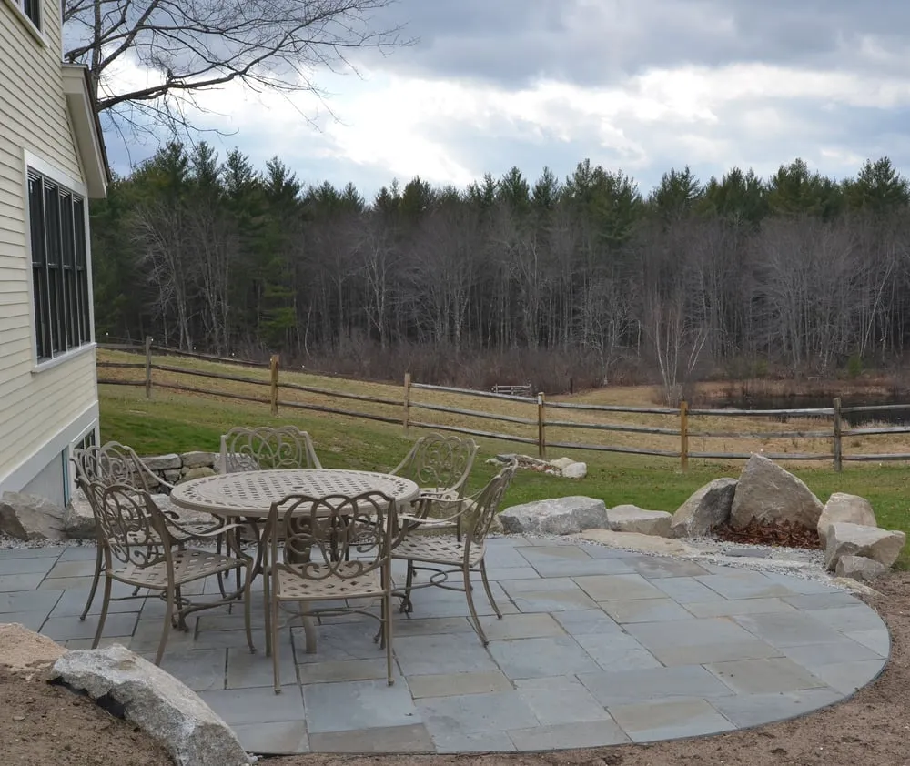 Professional garden landscaping in Kennebunk, ME by CL Design & Landscape