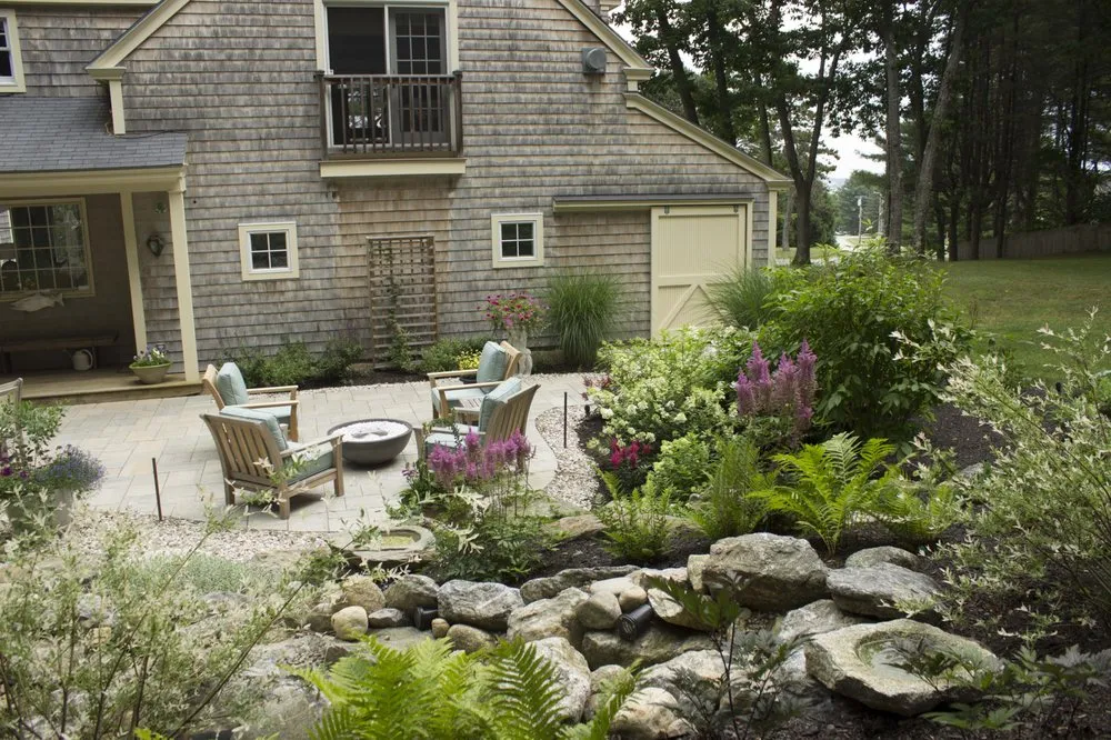 Professional landscape installation in Kennebunk, ME - CL Design & Landscape