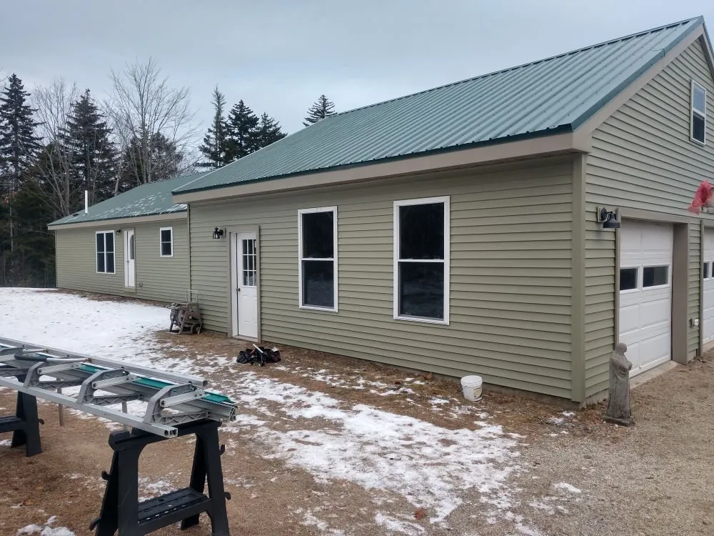 Custom garden landscaping in Lamoine, ME by Clark Brothers Carpentry