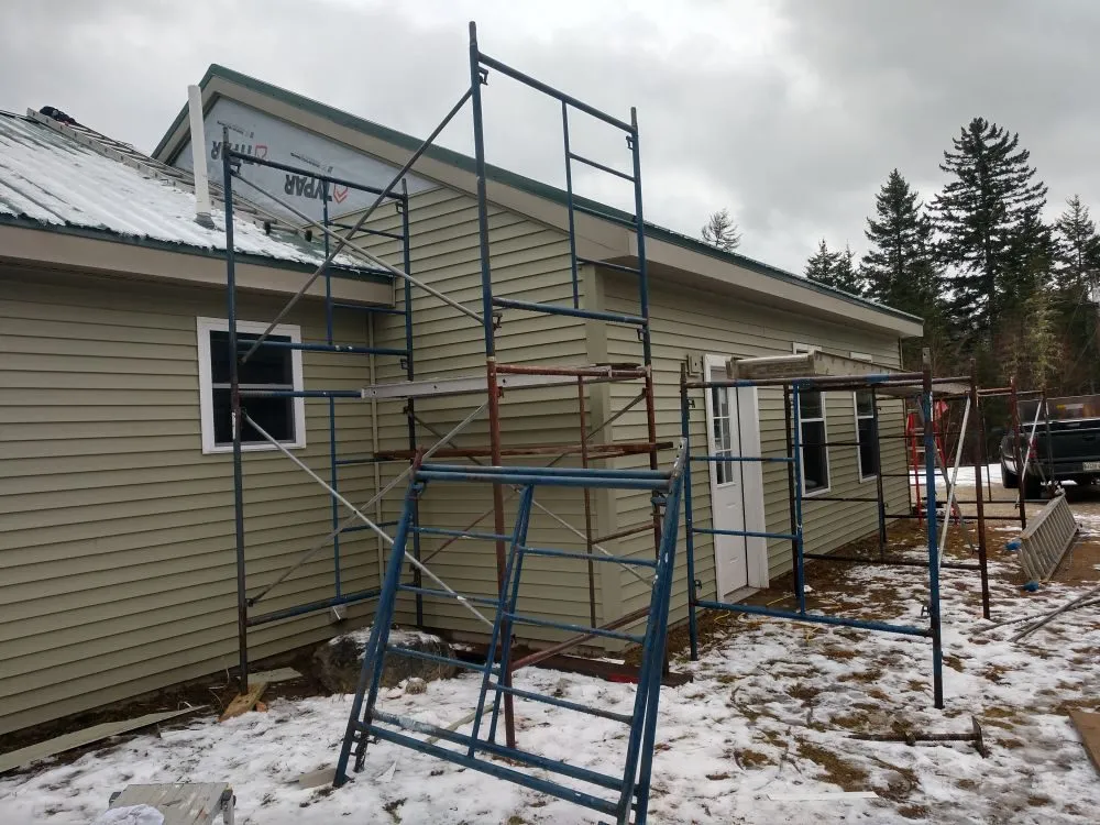 Local landscape design for year-round maintenance in Lamoine, ME by Clark Brothers Carpentry