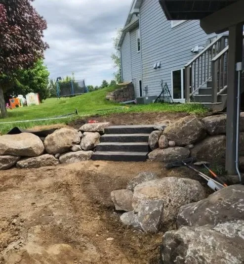 Professional landscape installation in Elk River, MN by Clark Companies of Minnesota