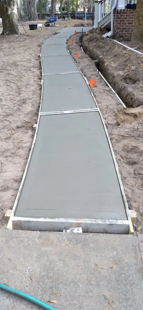 Custom landscape installation in Seabrook, SC - Clark Landscapes