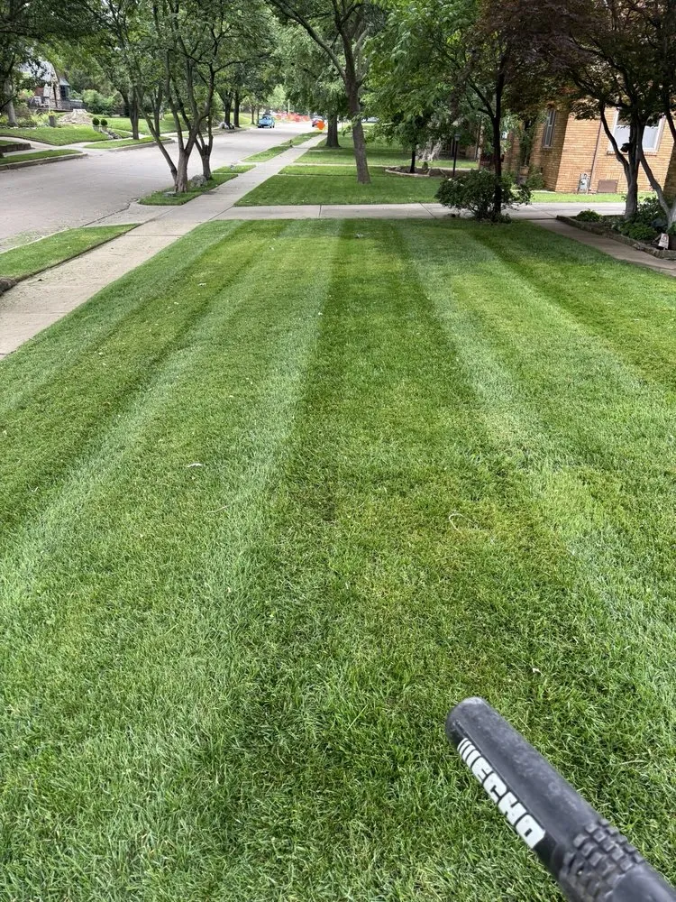 Professional garden landscaping for residential properties in Tulsa, OK by Clark Lawns