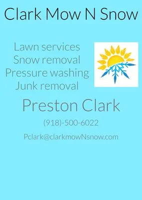 Clark Mow N Snow Logo