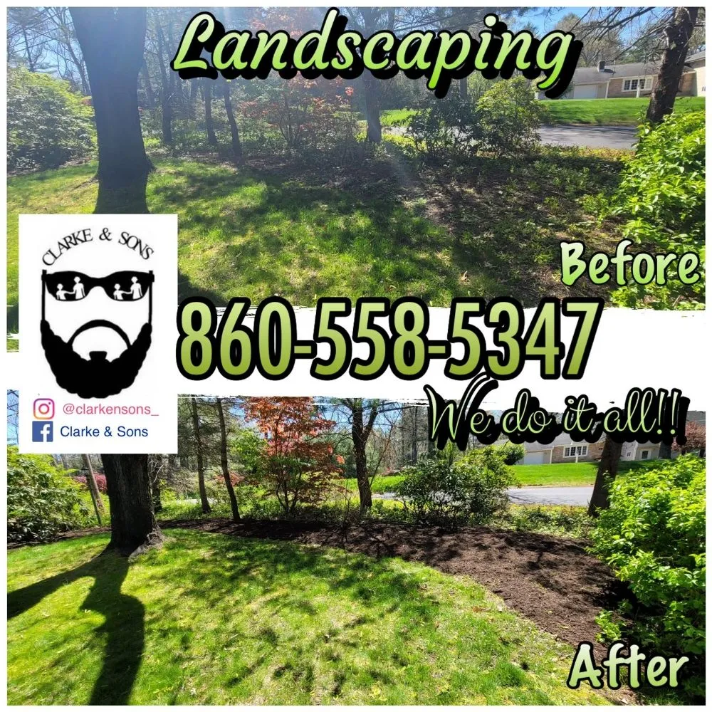 Affordable yard maintenance experts serving Windsor, CT - Clarke & Sons
