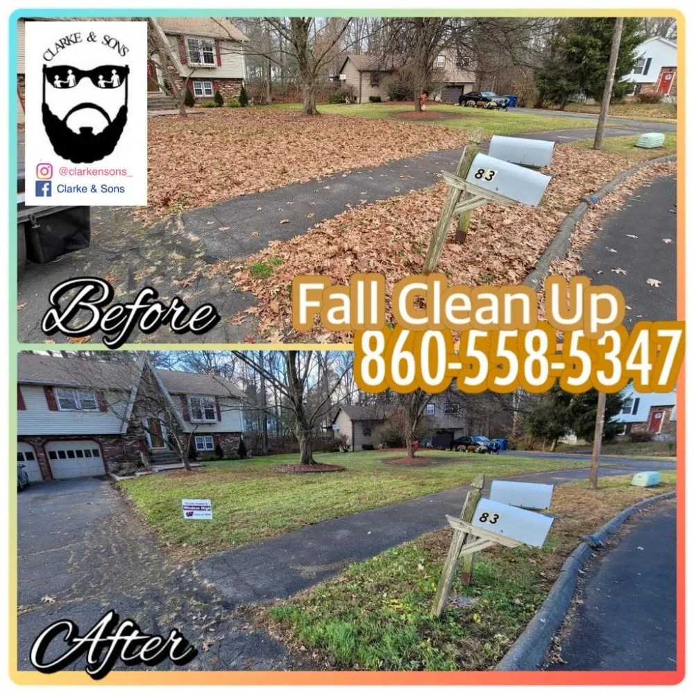 Local yard maintenance in Windsor, CT by Clarke & Sons