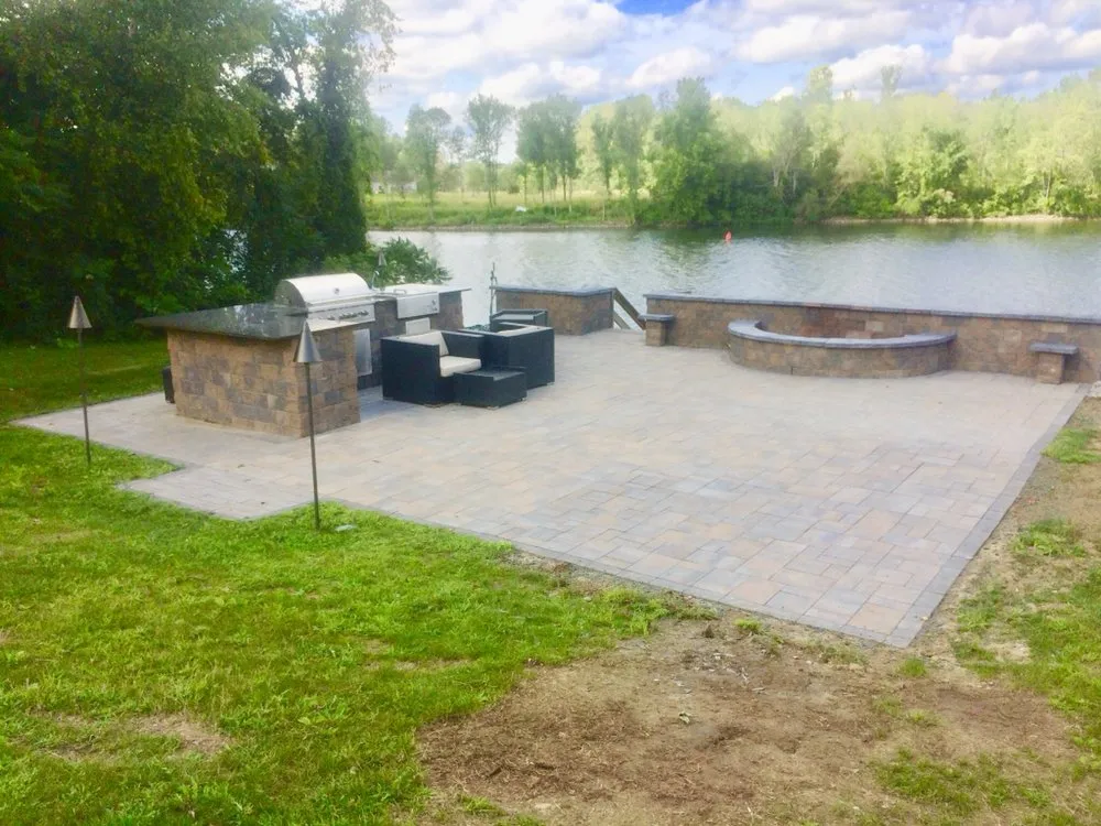 Custom landscape design in East Syracuse, NY - Clarkes Landscape Solutions