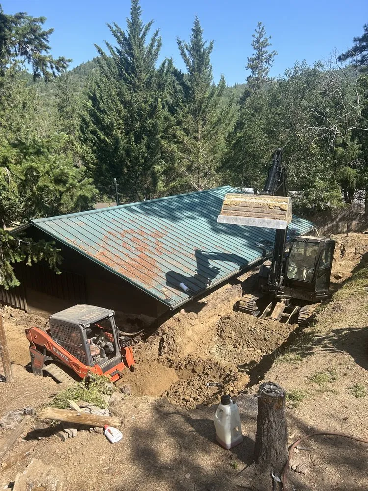 Custom yard cleanup service in Grants Pass, OR - Clarks Construction
