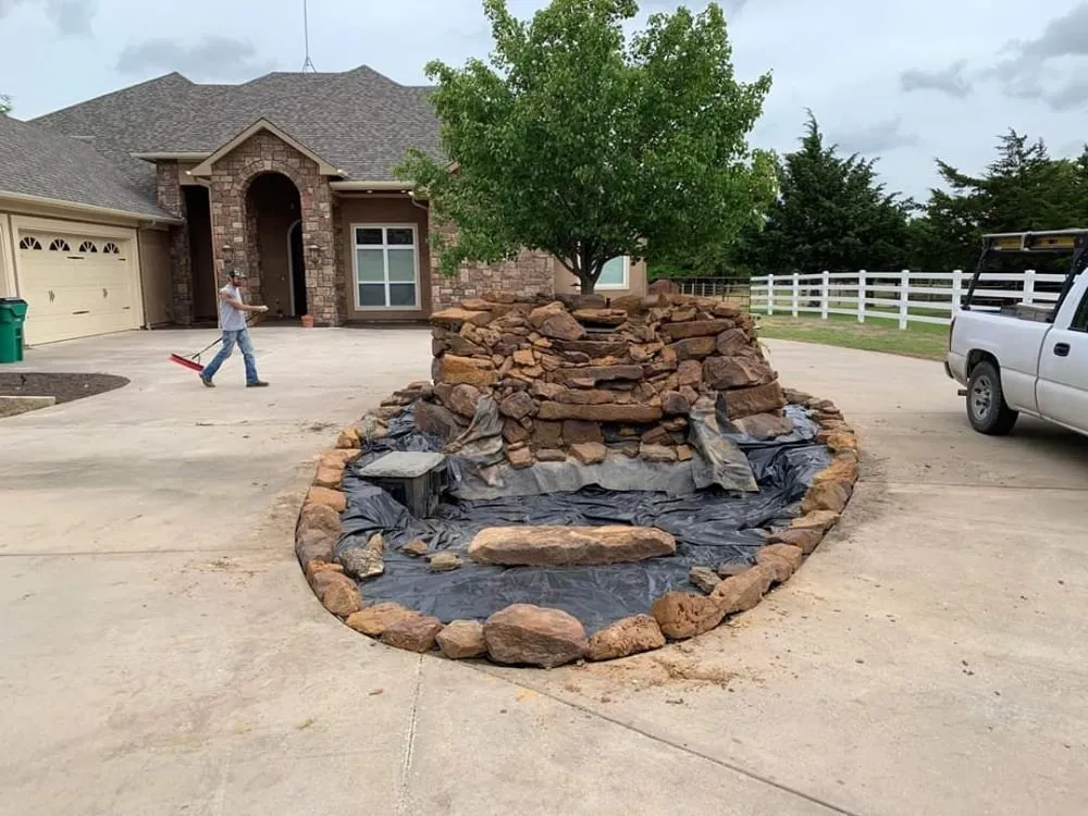 Affordable landscape design for residential properties in Denton, TX by Clark's Custom Landscapes