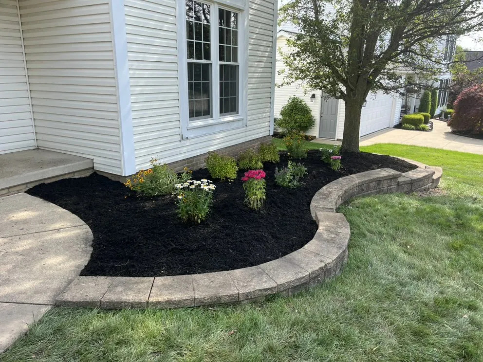 Custom garden landscaping in LaGrange, OH by Clark’s Dreamscaping