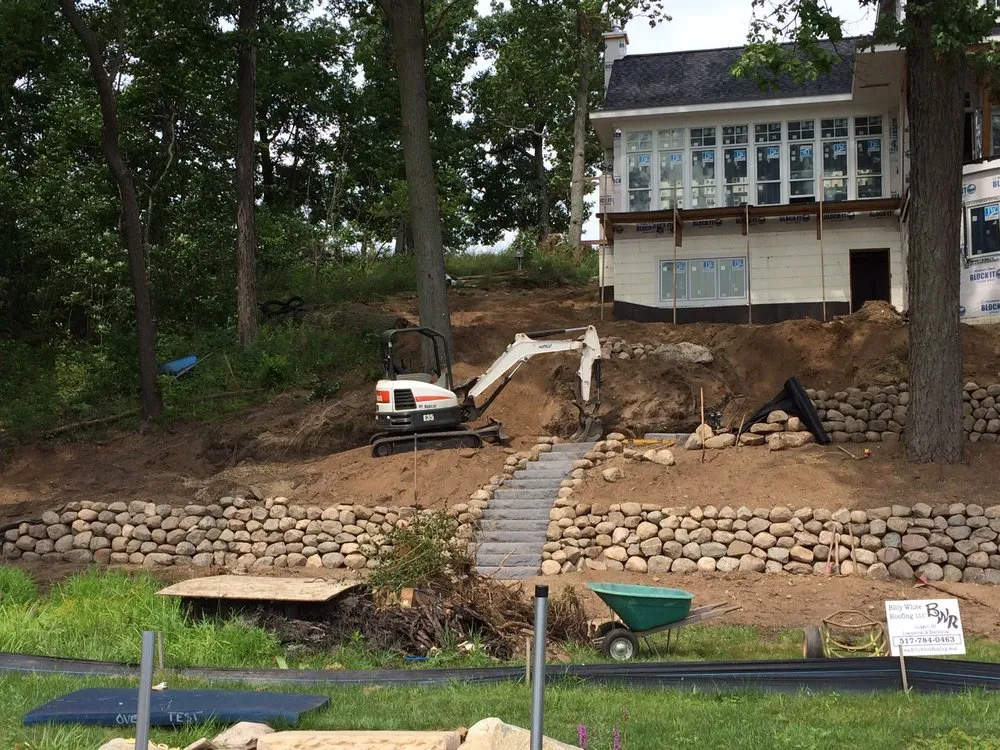 Top-rated outdoor landscaping in Grass Lake, MI by Clarks landscapes