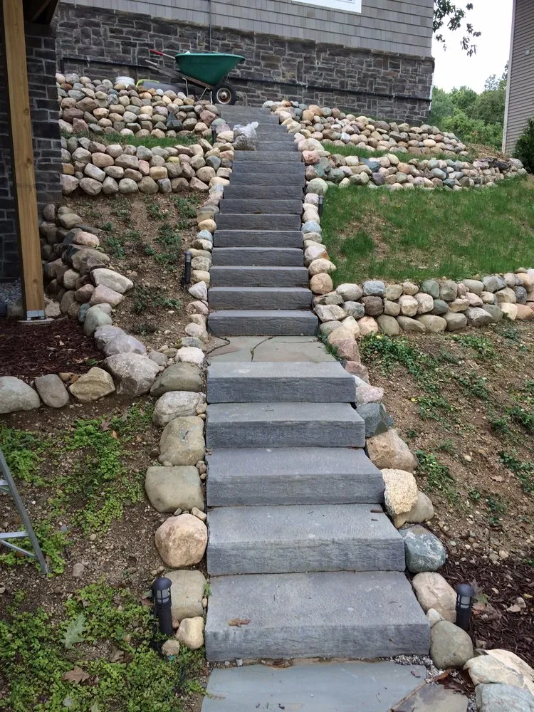 Professional landscape installation for residential properties across Grass Lake, MI - Clarks landscapes
