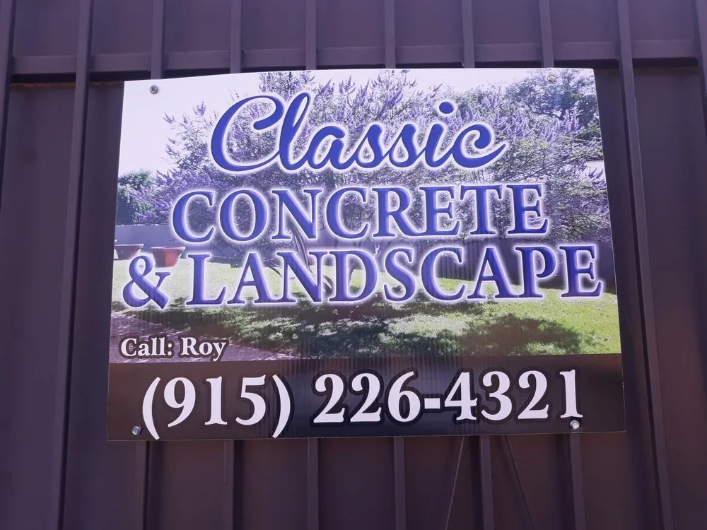 Professional landscaping services in Chaparral, NM by Classic Concrete & Landscape