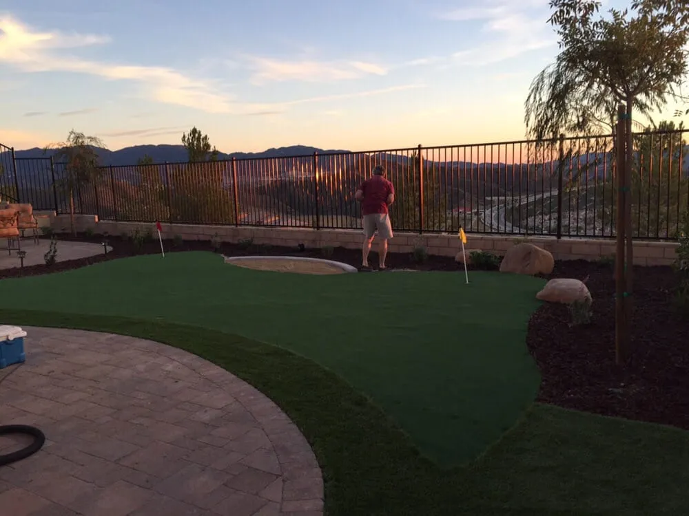 Local landscape installation in Rosamond, CA - Classic Curb