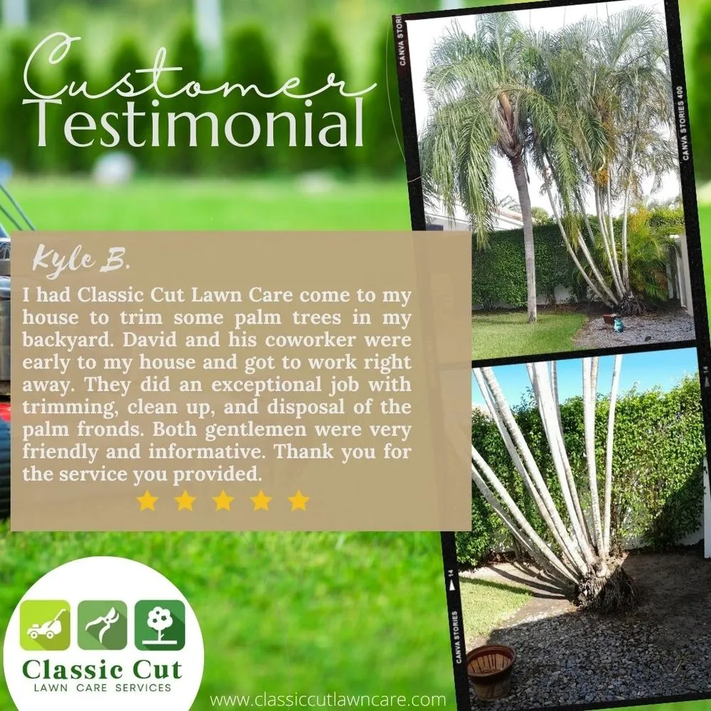 Local lawn mowing service in Deerfield Beach, FL by Classic Cut Lawn Care Services