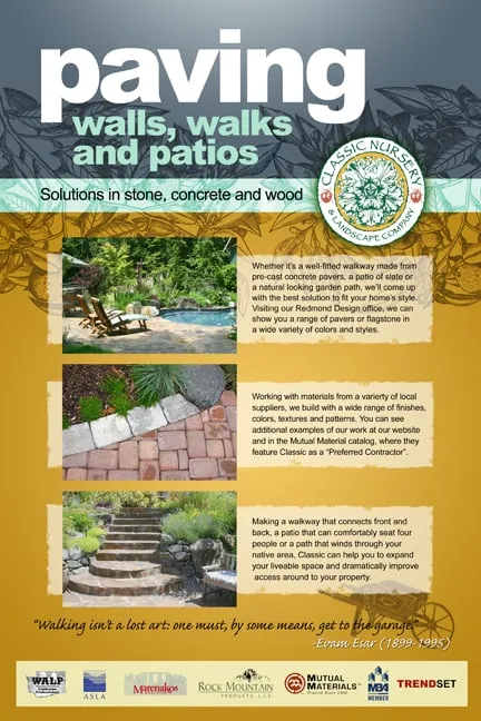 Top-rated residential landscaping in Woodinville, WA by Classic Landscaping + Nursery