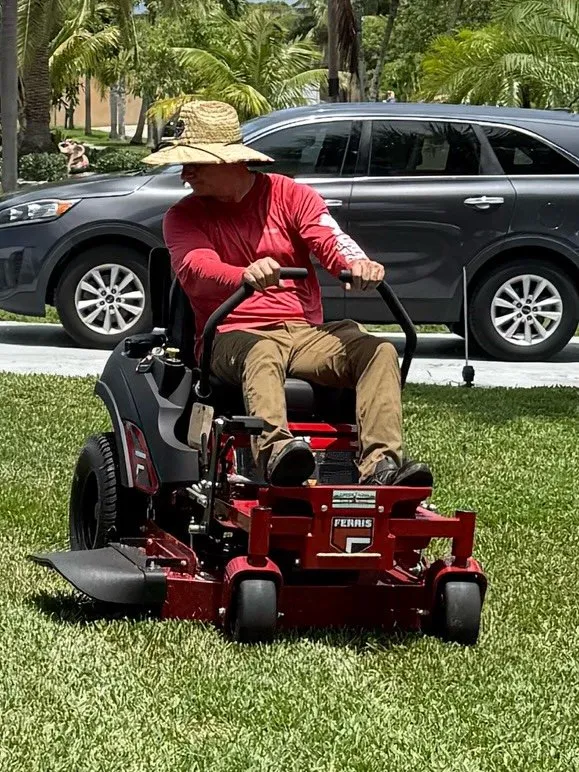 Local lawn mowing service in Lake Worth Beach, FL by Classy Cuts Lawn Maintenance