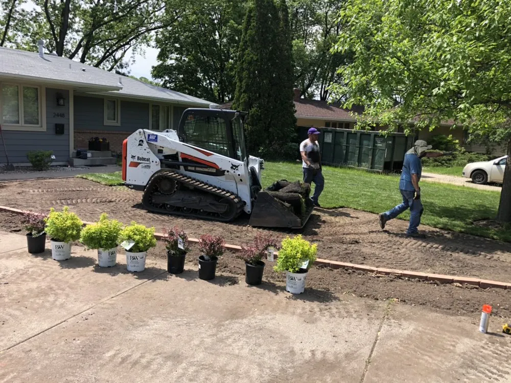 Custom yard maintenance with custom design in Plymouth, MN by Classy Landscape & Tree Service