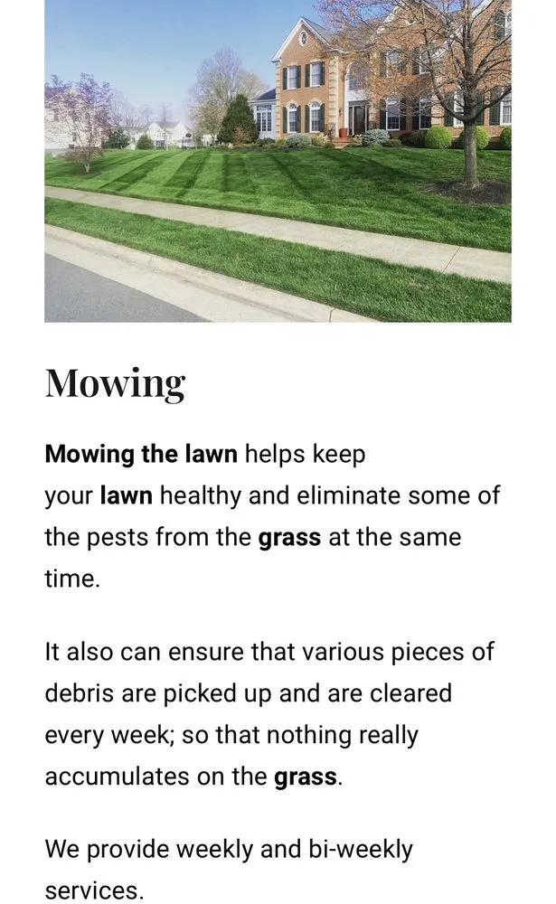 Affordable yard maintenance near you in Westfield, IN by Claus Landscaping