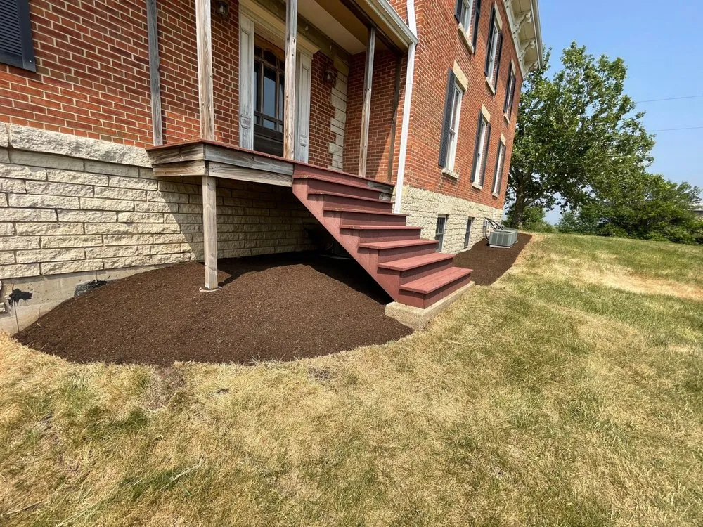 Custom yard cleanup service for year-round maintenance in Genoa, IL by Clausen Property Maintenance