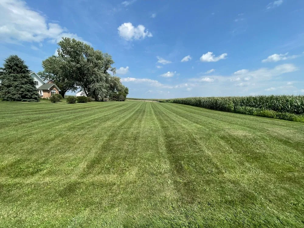Local lawn mowing service in Genoa, IL by Clausen Property Maintenance