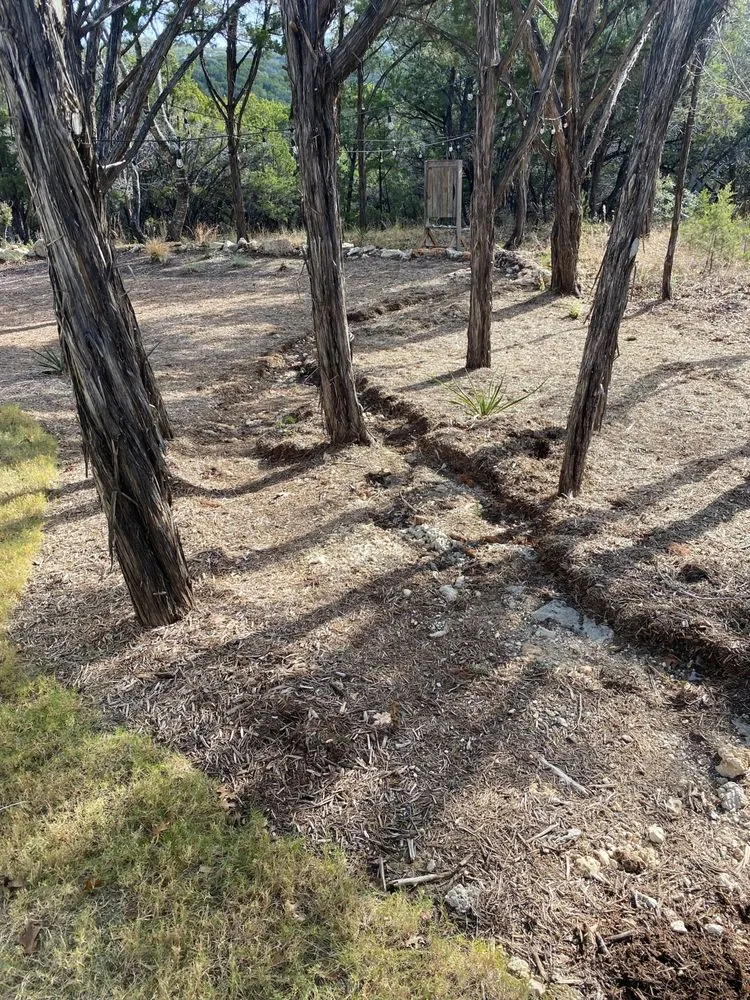 Custom landscape design for year-round maintenance in Liberty Hill, TX by Clayman Outdoors West Division