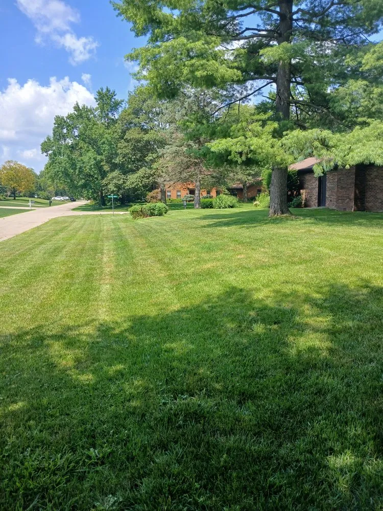 Custom landscape design with custom design across Springfield, OH - Clayton Property Maintenance