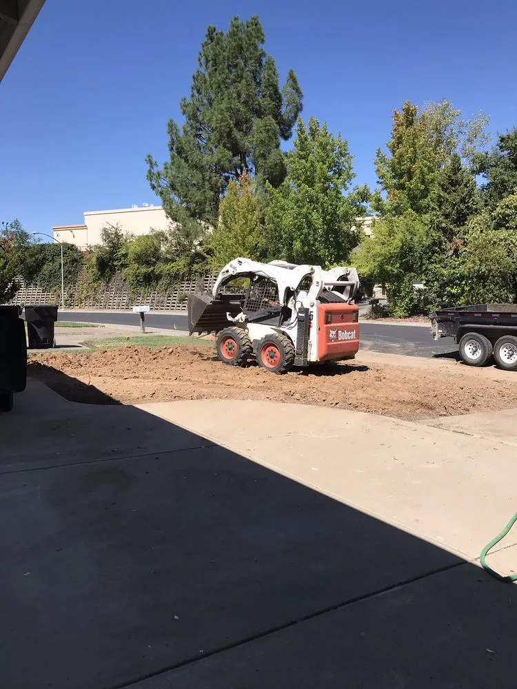 Expert yard maintenance near you in Roseville, CA by Clayton's Bobcat Services