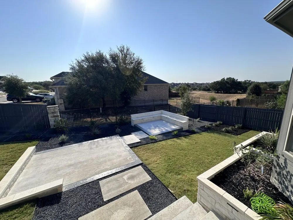 Expert landscape installation for beautiful yards in San Marcos, TX by CLC Landscaping