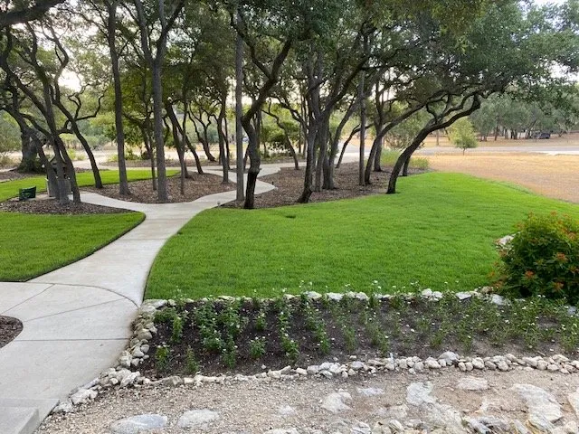 Custom outdoor landscaping for homes across San Marcos, TX - CLC Landscaping
