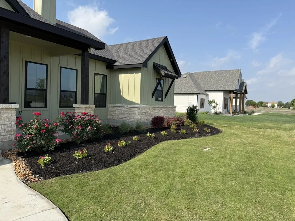 Custom landscape installation in San Marcos, TX - CLC Landscaping